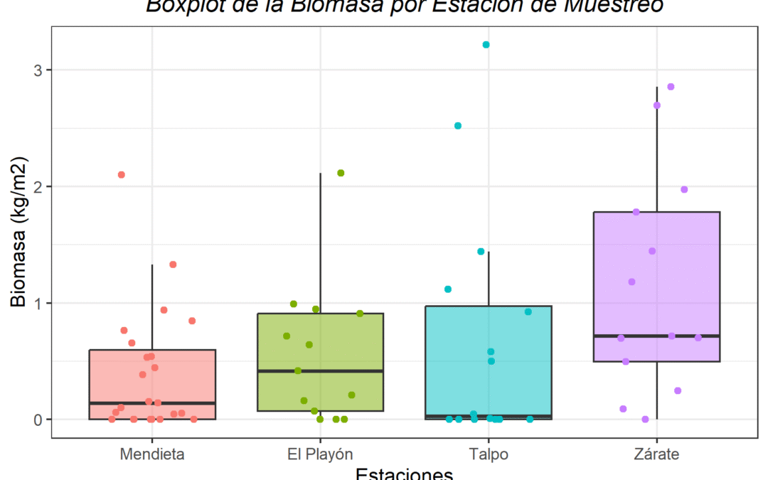 Biomasa de macroalgas pardas en la Reserva Nacional de Paracas