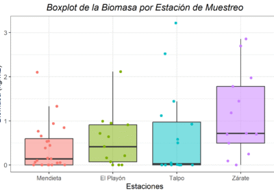 Biomasa de macroalgas pardas en la Reserva Nacional de Paracas