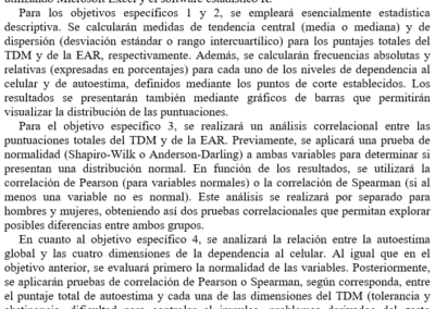 Relación entre la dependencia al celular y la autoestima en estudiantes de secundaria de un colegio público en Lima Metropolitana